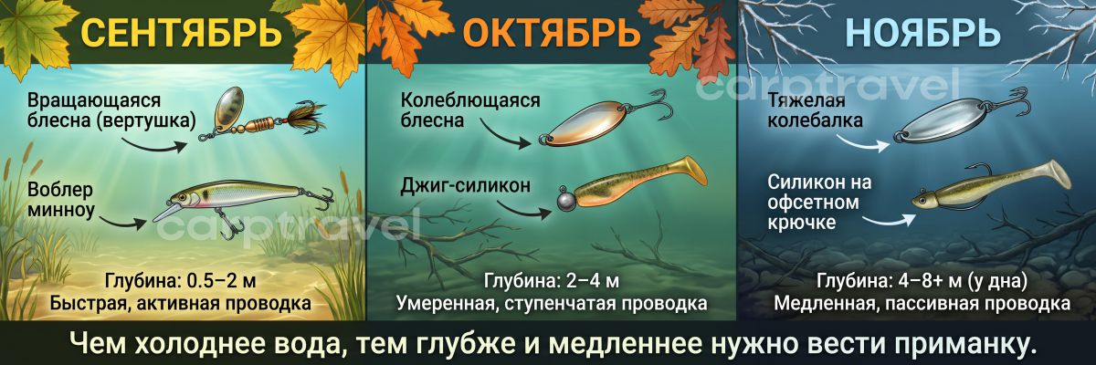 Снасти для ловли щуки осенью на спиннинг с берега Снасти для ловли щуки осенью на спиннинг с берега