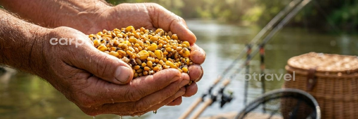 Кукуруза в составе зерновых смесей для рыбалки CarpTravel Кукуруза в составе зерновых смесей для рыбалки CarpTravel