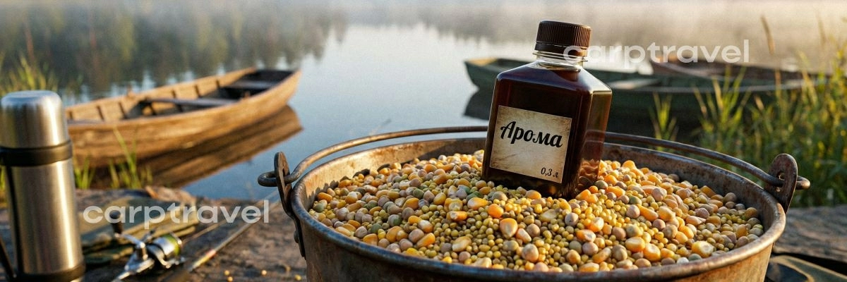Состав зерновой смеси: база + удерживающая фракция + аромат
