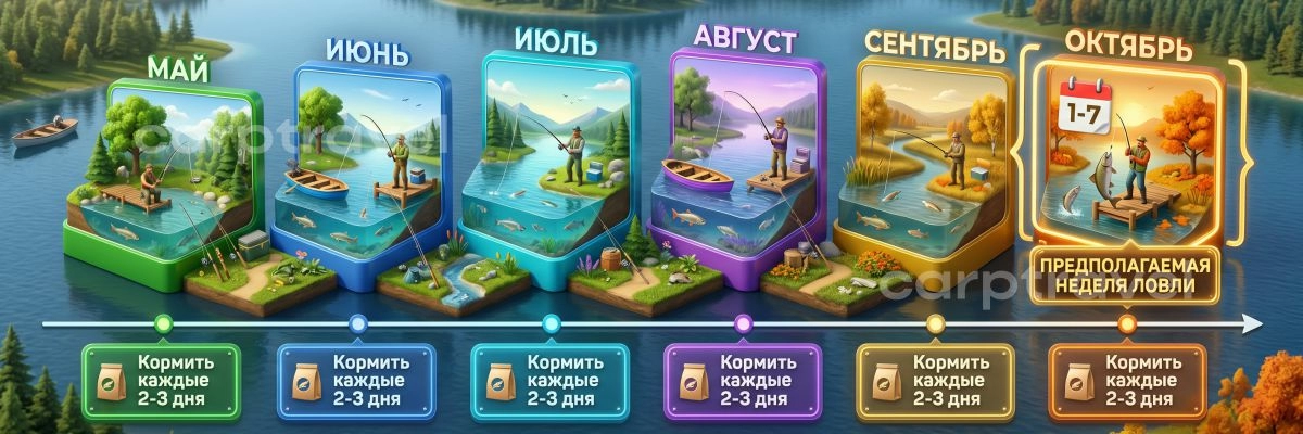 Долгосрочный закорм карпа: 6 месяцев работы ради трофейной сессии Долгосрочный закорм карпа: 6 месяцев работы ради трофейной сессии
