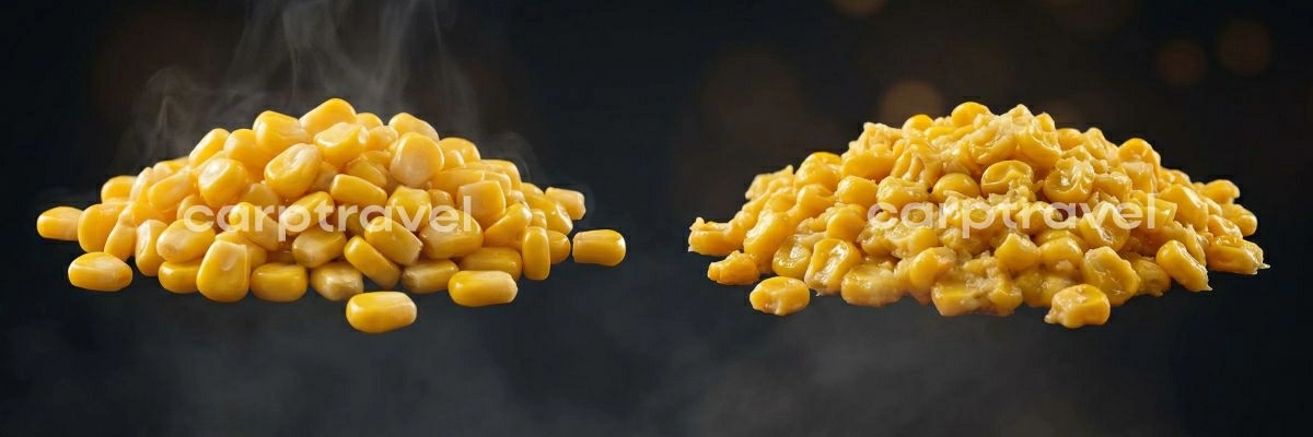 Правильно сваренная кукуруза vs Переваренная