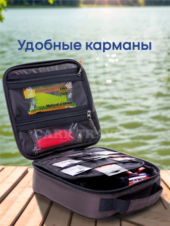 Сумка для аксессуаров Tackle Fish Compact Tackle Bag  7