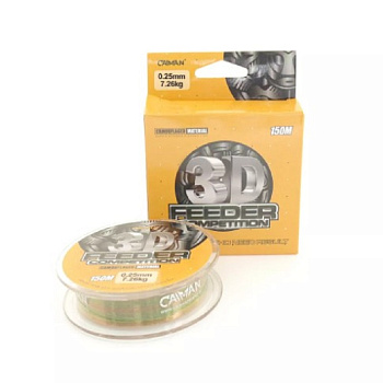 Леска Caiman Competition Feeder 3D  150м 7,26кг/0,25мм (Хамелеон) 