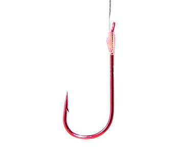 Крючок с поводком Owner S-363 Size 14 Никель  Owner 0,12мм 65см