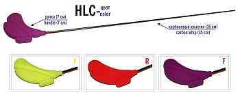 Удилище зимнее (блеснилка) Bravo Fishing HLC-R хлыст 35см  