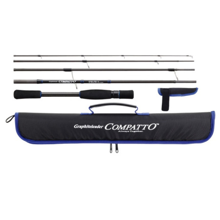 Спиннинг Graphiteleader Compatto GCMS-745ML 224 см  до 20 гр (двухчастное)3
