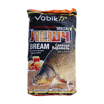 Прикормка сыпучая Vabik Special Лещ  1 кг (Соленая карамель) 
