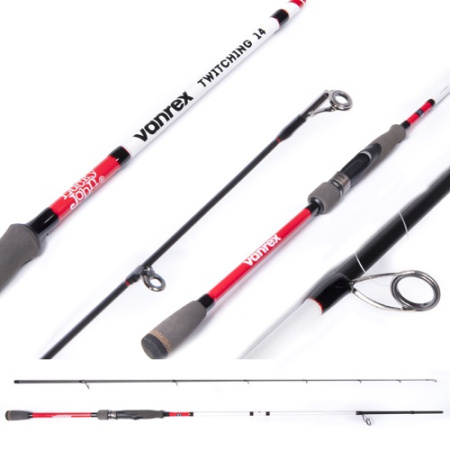 Спиннинг Lucky John Vanrex TWITCHING 223 см 3-14г (двухчастное)