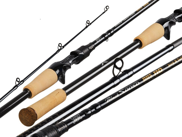Спиннинг кастинговый Lucky John Black Sense BBS Jerk & Twitch 226 см 50-150гр (двухчастное)