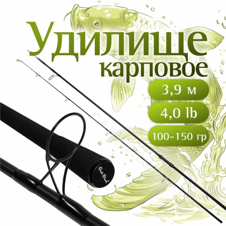 Удилище карповое EastShark Gazer 13ft  4lb (двухчастное)1