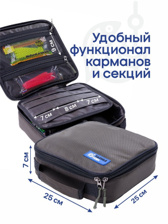 Сумка для аксессуаров Tackle Fish Compact Tackle Bag  4