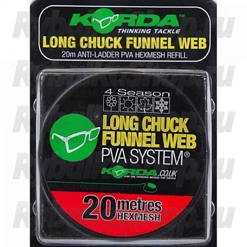 ПВА сетка Korda PVA Long Chuck Funnel Web  14мм 5м   