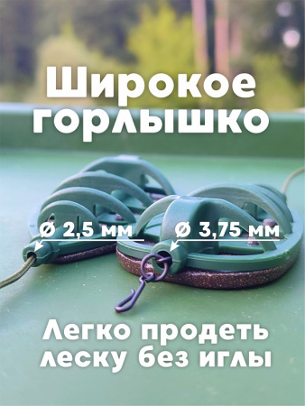 Флэт кормушка Tackle Fish Wide XL Flat Method  3