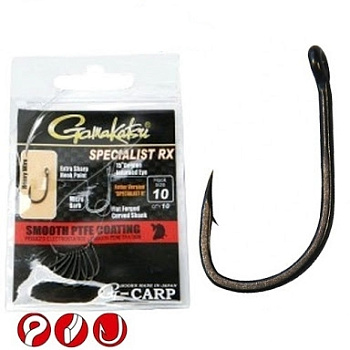 Крючки Gamakatsu  G-Carp Specialist RX Size 2  