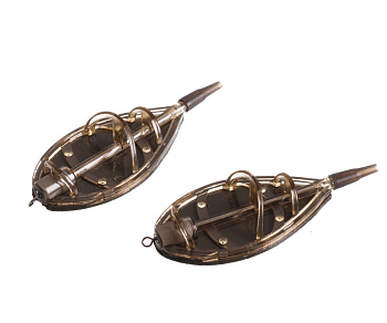 Набор флэт кормушек F-fishing Flat feeder Large  70гр+80гр