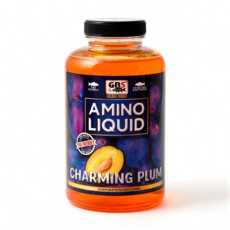 Жидкое питание GBS Baits Amino Liquid Charming Plum  500 мл (Чарующая слива) 