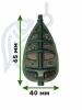 Набор неоснащенных кормушек 4 шт+ топтушка  Tackle Fish Wide XL Flat Method 100г