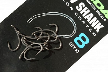 Крючки Korda Kurv Shank Size 6 Тефлон 